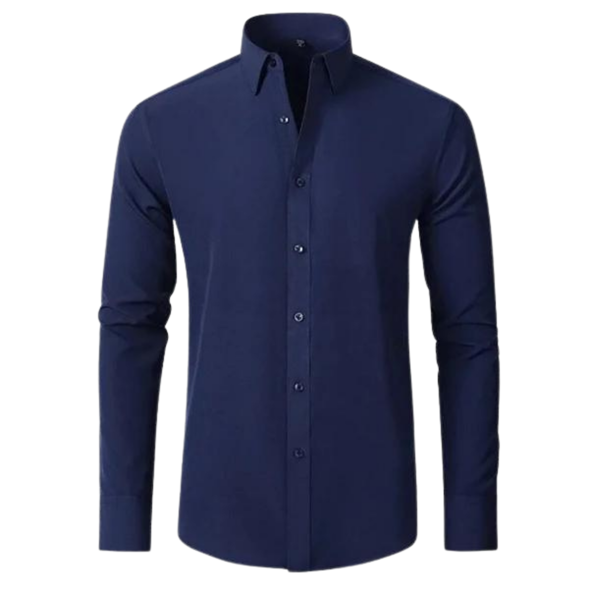 Camisa Masculina Slim Fit - Azul Marinho