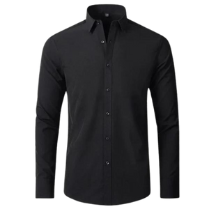 Camisa Masculina Slim Fit - Preto